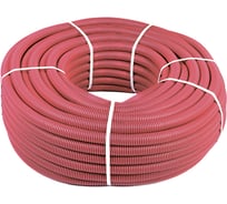 Гофрированная труба SANEXT, ПНД 32, для труб 20, красная, бухта 50 м 3205