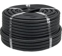 Легкая гофротруба УРАЛ ПАК ПНД 20 мм 25 с протяжкой черная, м ГФ-1100020-025