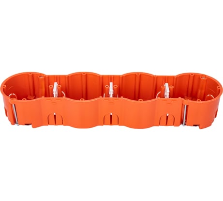 Монтажная коробка Bylectrica при скрытой разводке евростандарт для гипсокартона, 278x66x47,4 мм, КЕ-506