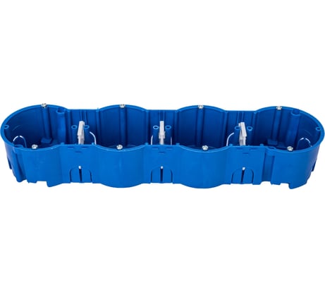 Монтажная коробка Bylectrica при скрытой разводке евростандарт с винтами для бетона и кирпича, КЕ-503 исп.1