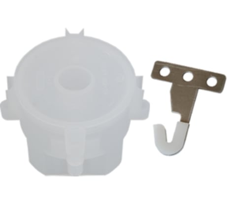 Потолочная коробка Bylectrica с крюком для бетона и кирпича, диаметр 90, h 61 мм, КП-229