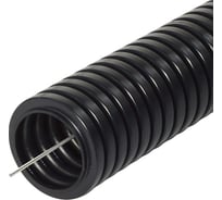 Труба гофрированная Промрукав ПА безгалогенная (HF) стойкая к ультрафиолету черная с/з dвн 9,8 мм, dнар 13,2 мм (10м/уп) PR02.01204