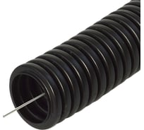 Труба гофрированная Промрукав ПП легкая 350 Н безгалогенная (HF) стойкая к ультрафиолету черная с/з dвн 9,8 мм, dнар 13,2 мм (50м/уп) PR02.01198