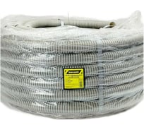 Труба гофрированная ЭЛЕКТРОБС ПВХ легкая серая с/з д32 (50м/уп) 10032