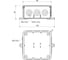 Распределительная коробка KOPOS 8130 KA для открытой проводки 88х88х40мм IP54 RAL7035 8130_KA 4