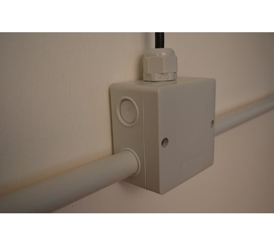 Распределительная коробка KOPOS KSK 125 UV HF KA для открытой проводки серая 125х125х75мм IP66 KSK 125_KA