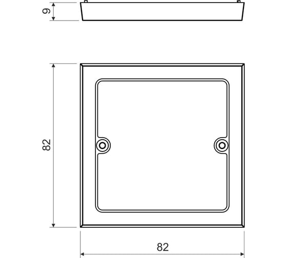 Крышка коробки KOPOS LK 80 / ... и ...28 / 1 (комплект 10 штук) VLK 80_HB