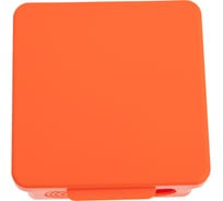 Распаячная коробка KOR8080507gORFR огнестойкая 80x80x50мм оранжевая с гермовводами 7 вх. IP54 ЭРА Б0068902