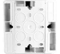 Коробка накладная SPL квадратная на 1 пост, 86x86 (белый) 201301