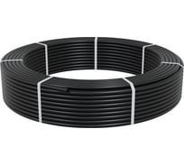 Труба Экопласт ПНД, гладкая, диаметр 25 мм, цвет черный, 25м 22025-25