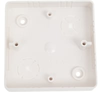 Распределительная коробка KOPOS для открытой проводки 81х81х16 мм (комплект 10 шт) LK 80R/1_HB