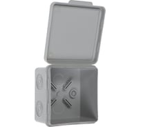 Распаечная коробка УРАЛ ПАК для открытой проводки 80х80х50мм 100 шт IP54 КО-52117080-100