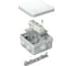 Огнестойкая коробка Промрукав для о/п 40-0210-FR6.0-6 Е15-Е120 RAL7035 80х80х40 40-0210-7035-FR6.0-6 1
