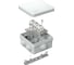 Огнестойкая коробка Промрукав для о/п 40-0210-FR1.5-6 Е15-Е120 RAL7035 80х80х40 40-0210-7035-FR1.5-6 1