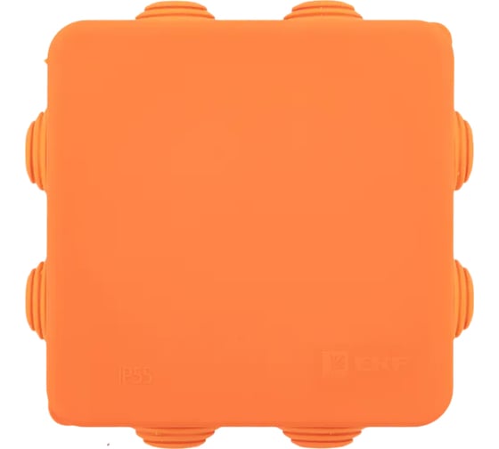 Коробка огнестойкая EKF E45, 85x85x40 мм, с клеммниками, 5 полюсов, 0.5-6 мм2, IP55 HF plc-kmfr-85-506