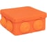 Коробка огнестойкая EKF E45, 85x85x40 мм, с клеммниками, 5 полюсов, 0.5-6 мм2, IP55 HF plc-kmfr-85-506 4