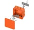 Коробка огнестойкая EKF E45, 100x100x50 мм, с клеммниками, 4 полюса, 0.5-4 мм2, IP55 HF plc-kmfr-100-404 1