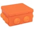 Коробка огнестойкая EKF E45, 100x100x50 мм, с клеммниками, 4 полюса, 0.5-4 мм2, IP55 HF plc-kmfr-100-404 4