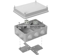 Огнестойкая коробка Промрукав для о/п 40-0310-FR6.0-4 Е15-Е120 RAL7035 150х110х70 40-0310-7035-FR6.0-4