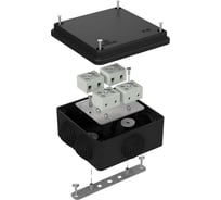 Огнестойкая коробка Промрукав для о/п 40-0300-FR6.0-8 Е15-Е120 RAL9005 100х100х50   40-0300-9005-FR6.0-8