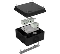 Огнестойкая коробка Промрукав для о/п 40-0300-FR6.0-6 Е15-Е120 RAL9005 100х100х50 40-0300-9005-FR6.0-6