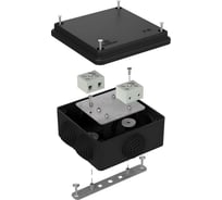 Огнестойкая коробка Промрукав для о/п 40-0300-FR6.0-4 Е15-Е120 RAL9005 100х100х50   40-0300-9005-FR6.0-4