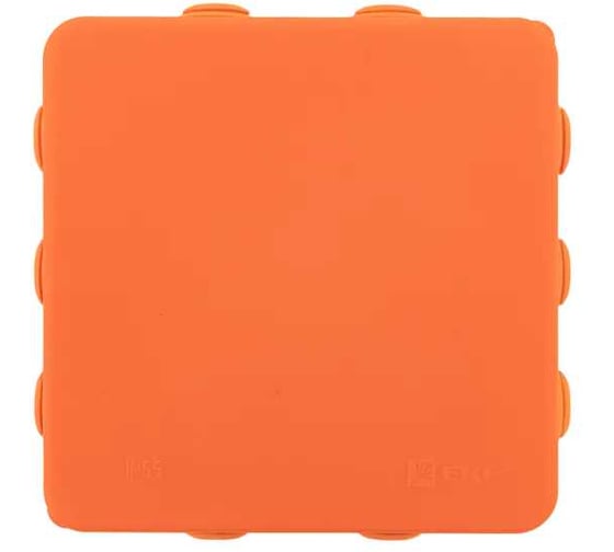 Коробка огнестойкая EKF E45, 100x100x50 мм, с клеммниками, 4 полюса, 0.5-6 мм2, IP55 HF plc-kmfr-100-406