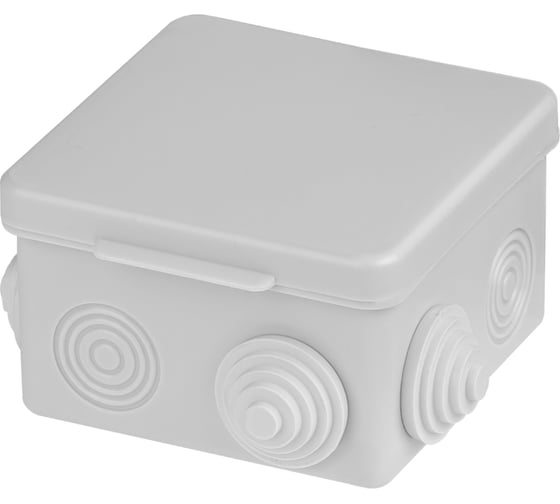 Коробка распределительная TDM ELECTRIC для прямого монтажа 80х80х50 мм, крышка, IP54, 7 входов SQ1401-7512