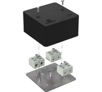 Коробка огнестойкая Промрукав для кабель-канала 40-0460-FR10.0-6 Е15-Е120 RAL9005 85х85х45 40-0460-9005-FR10.0-6