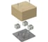 Коробка огнестойкая Промрукав для кабель-канала 40-0460-FR6.0-6 Е15-Е120 RAL1001 85х85х45 40-0460-1001-FR6.0-6 1