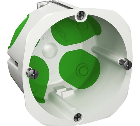 1-местная коробка Systeme Electric скрытой проводки MULTIFIX AIR 67х47 IMT35032