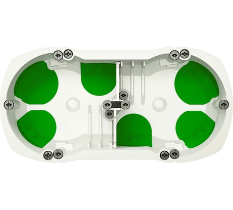 2-местная коробка Systeme Electric скрытой проводки MULTIFIX AIR 67х40 IMT35000