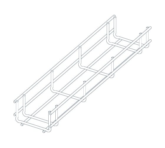 Проволочный лоток PRO-lotki.ru PRO50x60 (3,8) INOX AISI 304 L=3000 PRO5006INOX vPRO5006INOX