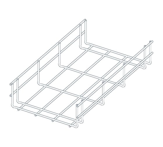 Проволочный лоток PRO-lotki.ru PRO80x100 (3,8) INOX AISI 304 L=3000 PRO8010INOX vPRO8010INOX