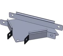 Т-секция CABLIDERTRAYS замковая оцинкованная ЛМЗТ-100х60-1,2
