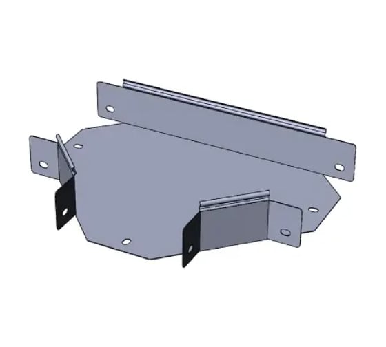 Т-секция CABLIDERTRAYS замковая оцинкованная ЛМЗТ-200х80-1,5