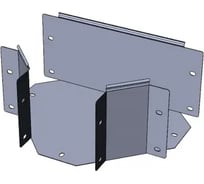 Т-секция CABLIDERTRAYS замковая оцинкованная ЛМЗТ-200х200-0,8