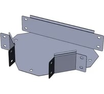 Т-секция CABLIDERTRAYS замковая оцинкованная ЛМЗТ-200х100-0,7