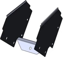 Угол внешний CABLIDERTRAYS спуск, замковый, 90 градусов, оцинкованный ЛМЗС-150х150-0,7-90