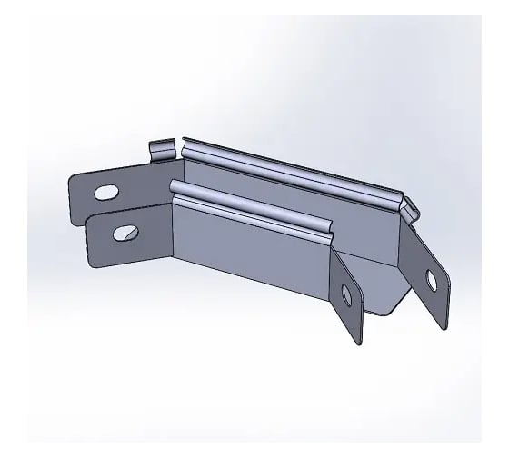 Угол горизонтальный замковый CABLIDERTRAYS 90 град, оцинкованный ЛМЗУ-50х50-1,0-90