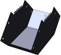 Угол внутренний (подъем) CABLIDERTRAYS замковый 90 град, оцинкованный ЛМЗП-150х150-1,5-90