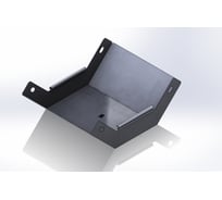 Угол внутренний (подъем) CABLIDERTRAYS замковый 90 град, оцинкованный ЛМЗП-300х60-1,0-90