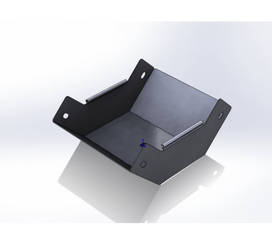Угол внутренний (подъем) CABLIDERTRAYS замковый 90 град, оцинкованный ЛМЗП-500х80-1,0-90