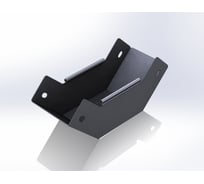 Угол внутренний (подъем) CABLIDERTRAYS замковый 90 град, оцинкованный ЛМЗП-80х80-0,7-90