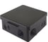 Распаечная коробка УРАЛ ПАК открытой проводки 100х100х50мм 8 входов, черная IP54 КО-53010100-018 1