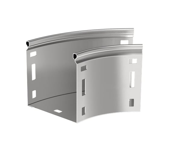 Поворот плавный IEK ESCA 45град тип Г01 100x200мм CPG01-0-45-100-200 1
