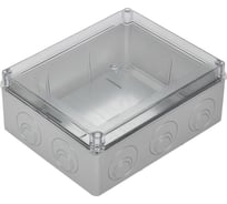 Коробка распаечная IEK КМ41346 о/п 240x195x90мм м/пл. IP55 серая UKO10-240-195-090-K53-55