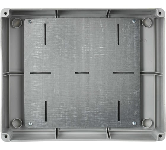 Коробка распаечная IEK КМ41346 о/п 240x195x90мм м/пл. IP55 серая UKO10-240-195-090-K53-55