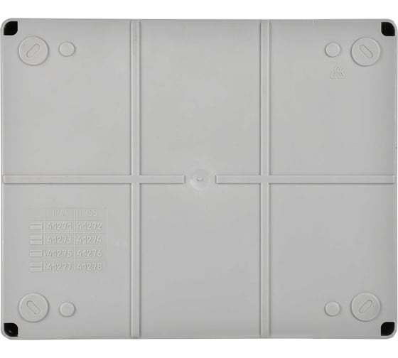 Коробка распаечная IEK КМ41346 о/п 240x195x90мм м/пл. IP55 серая UKO10-240-195-090-K53-55