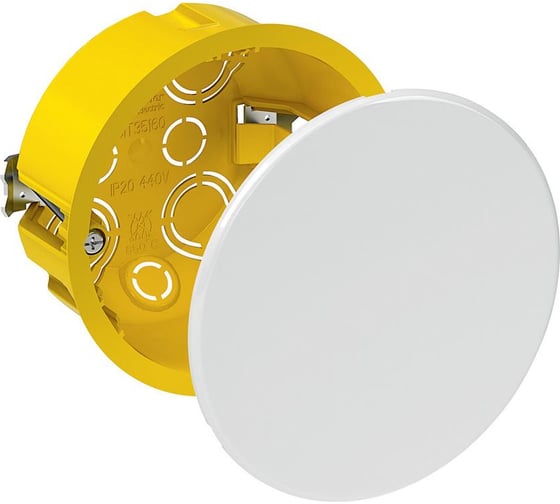 Крышка монтажной коробки Systeme Electric диаметр 92мм на винтах LEX1420540R 1